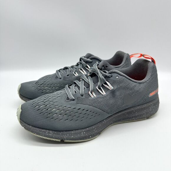 Womens Nike Zoom Winflo 4 Shield Size 7.5 (Cool Grey/Mtlc Cool Grey) Light - Picture 1 of 8